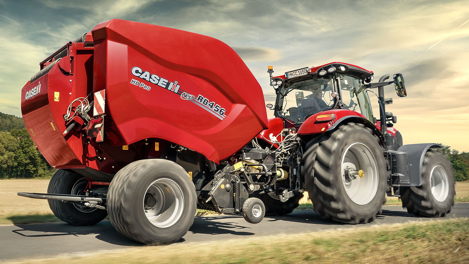 Case IH's new RB 456 HD Pro variable-chamber round baler