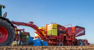 Grimme has unveiled its new Prios four-row potato planter.