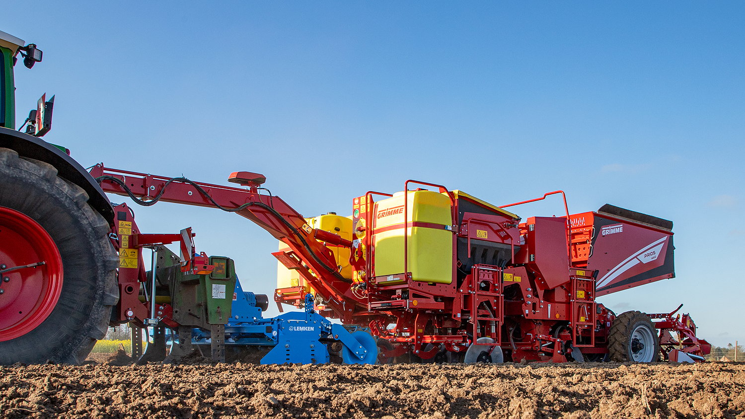 Grimme has unveiled its new Prios four-row potato planter.