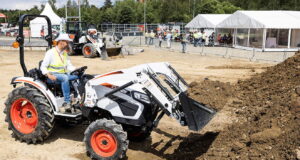 This 24.5hp Bobcat CT2025 tractor was featured at the company's Demo Days held in the Czech Republic in June 2022.