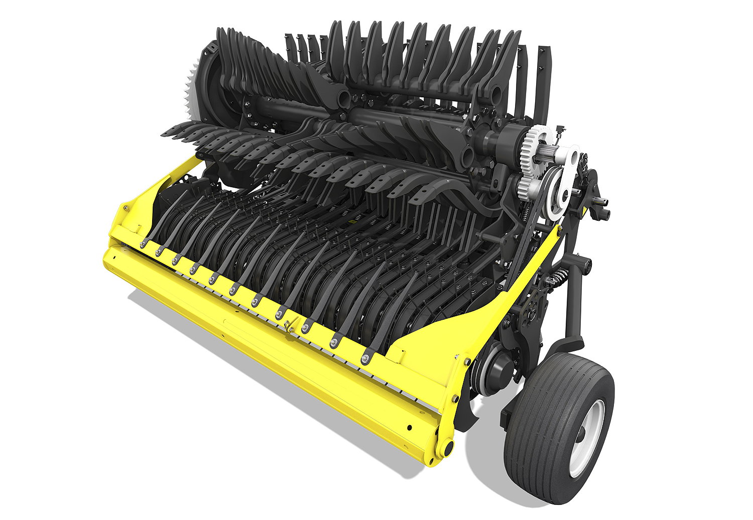 Pöttinger's innovative Evomatic loader unit is used on the new Boss 3000 Master Series