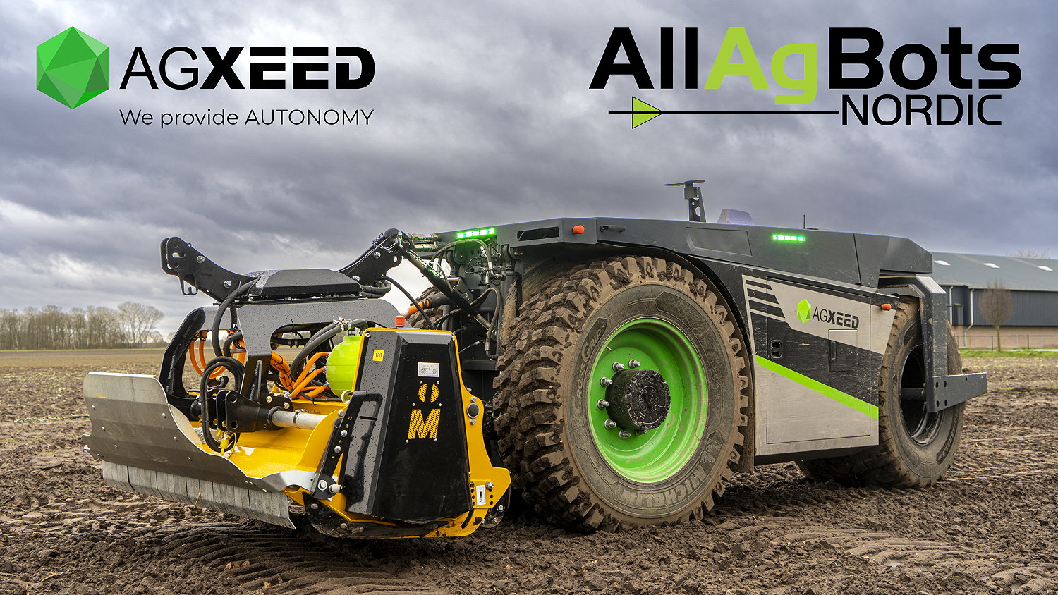 AllAgBots Nordic has been appointed to sell and support AgXeed's range of autonomous agricultural robots in Denmark. 