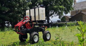 The XAG R150 autonomous sprayer is the result of a collaboration between Martin Lishman and precision equipment specialist Manterra.