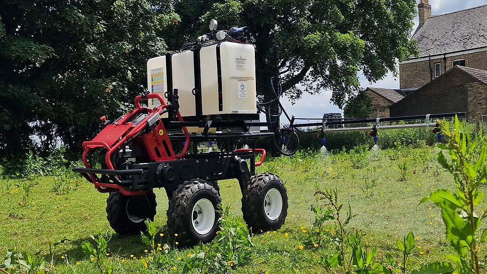 The XAG R150 autonomous sprayer is the result of a collaboration between Martin Lishman and precision equipment specialist Manterra.