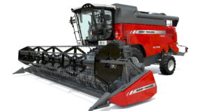 There are three models in Massey Ferguson's revised Activa five-straw-walker combine range.