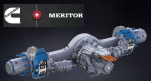 Meritor's 14XE ePowertrain combines proven axle technology with an electric motor.