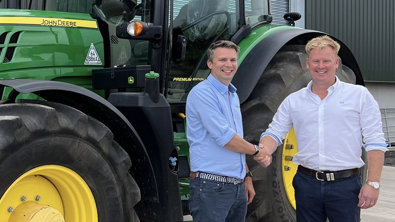 Ben Turner (left) of Ben Burgess with Ian Doubleday-Collishaw of JW Doubleday.