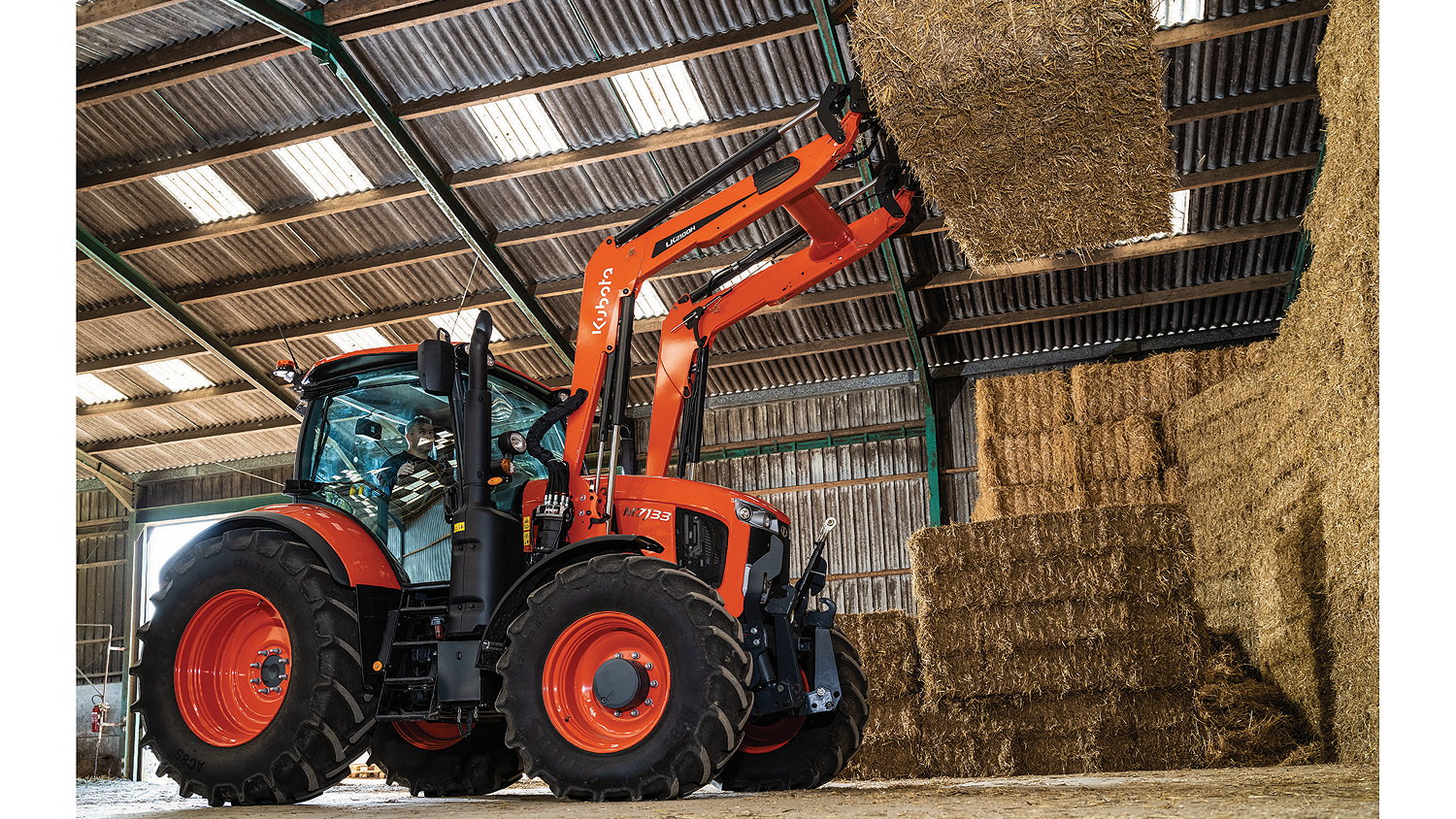 MX is building the new LK loader range for Kubota's M Series tractors.