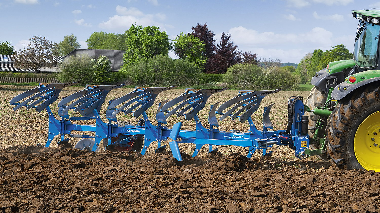 Lemken's new Juwel 6 plough will be available with between three and five furrows.