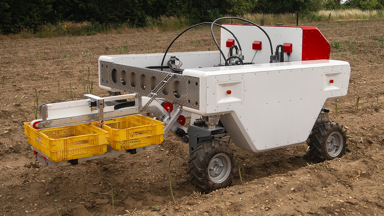 The prototype of Muddy Machine's Sprout robot was built during Covid-19 lockdown.