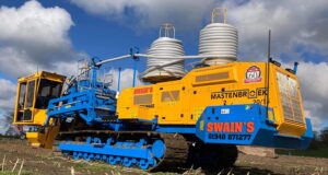 Swain's Mastenbroek 20-15 self-propelled drain layer.