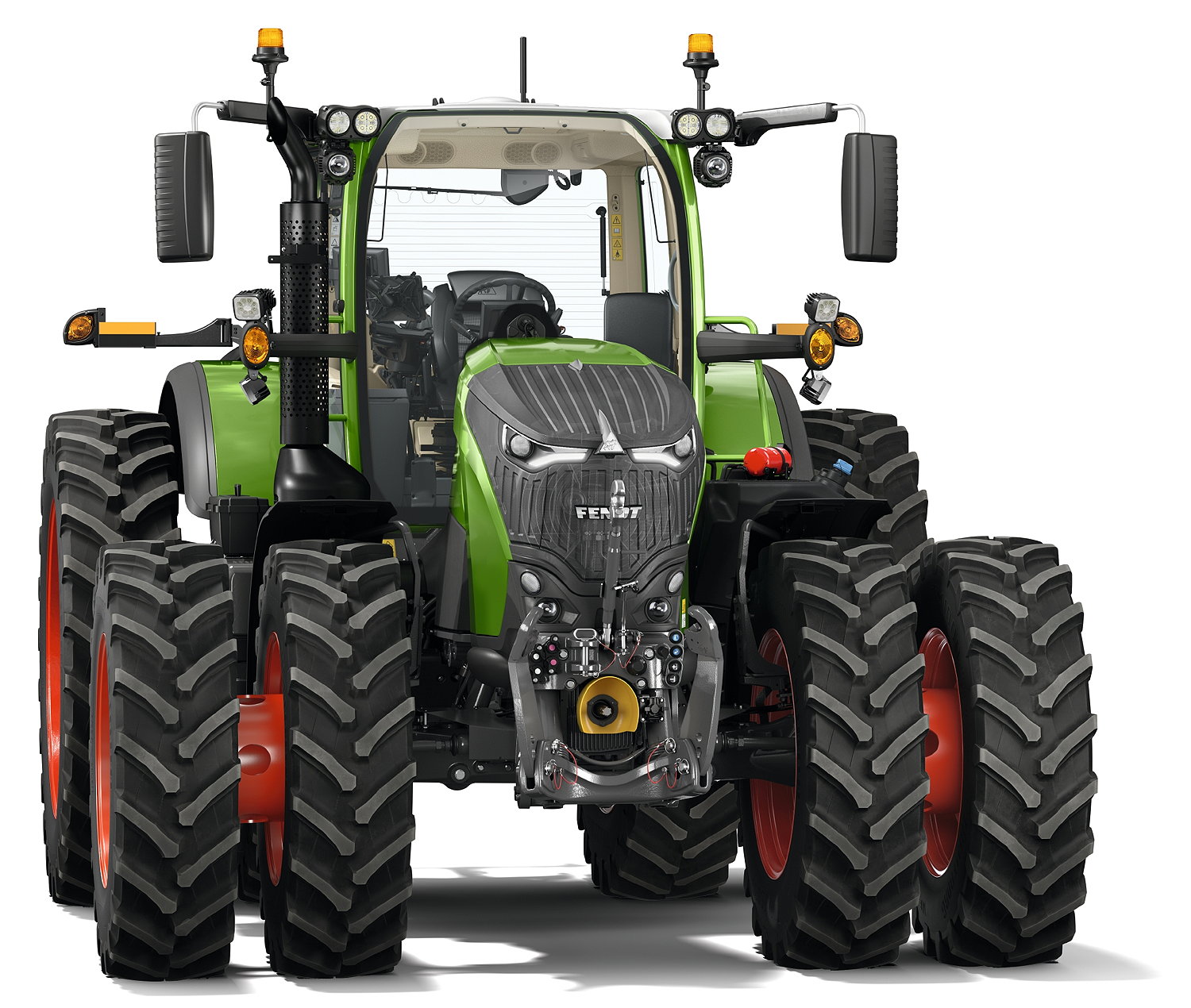 Fendt VarioGrip is optionally available directly from the factory on the 2023 Fendt Vario 700 tractors for both flanged and stub axles, for row-crop with dual tyres and also with wheel weights.