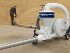 Kongskilde's Suc-E 300 grain suction blower.