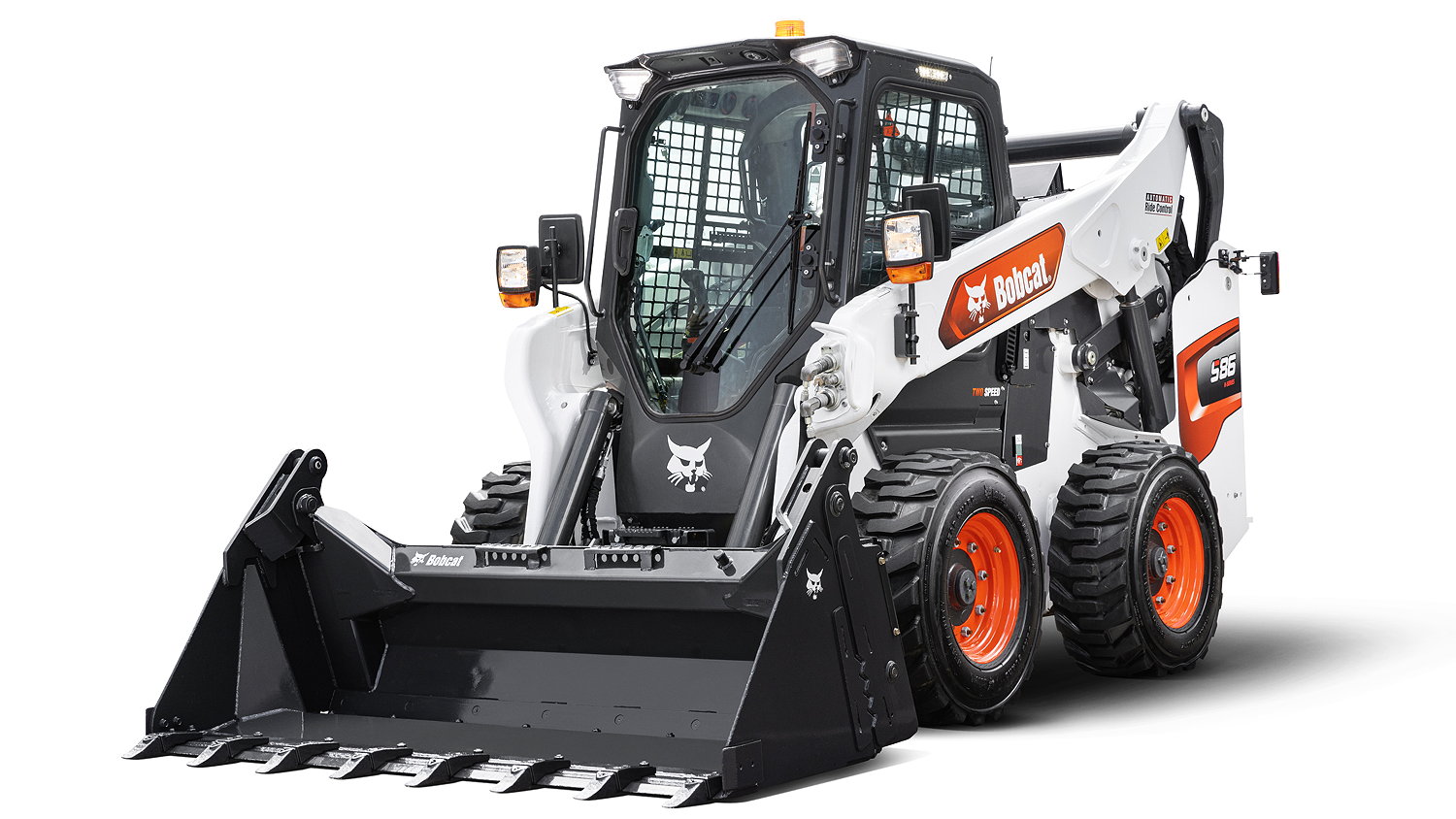 Bobcat's new S86 compact wheeled loader fearures a 105hp engine and has a rated operating capacity of 1,587kg.