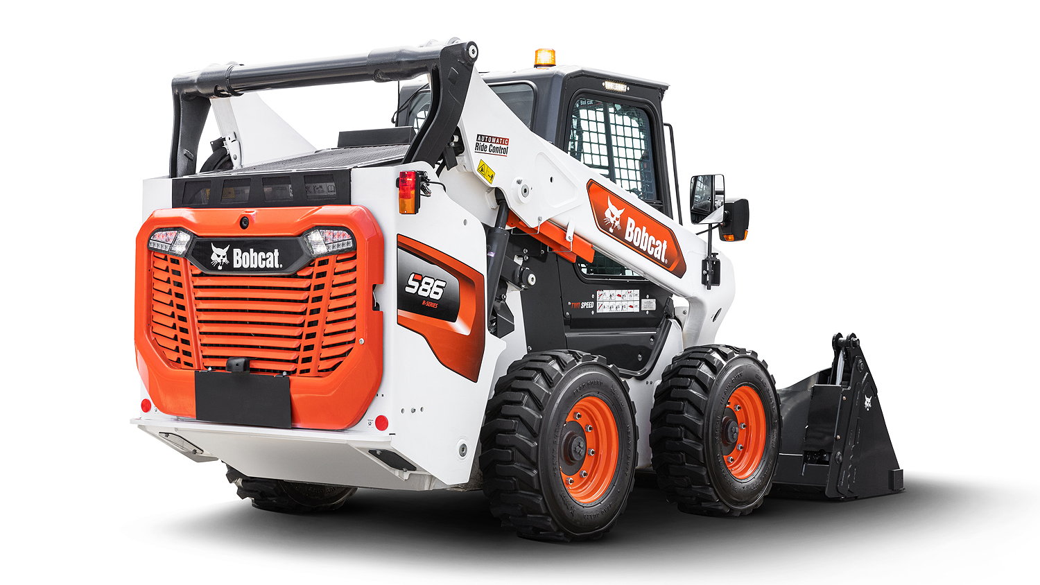 The new Bobcat S86 and T86 compact loaders are available with hydraulic flows of up to 159 lit/min.