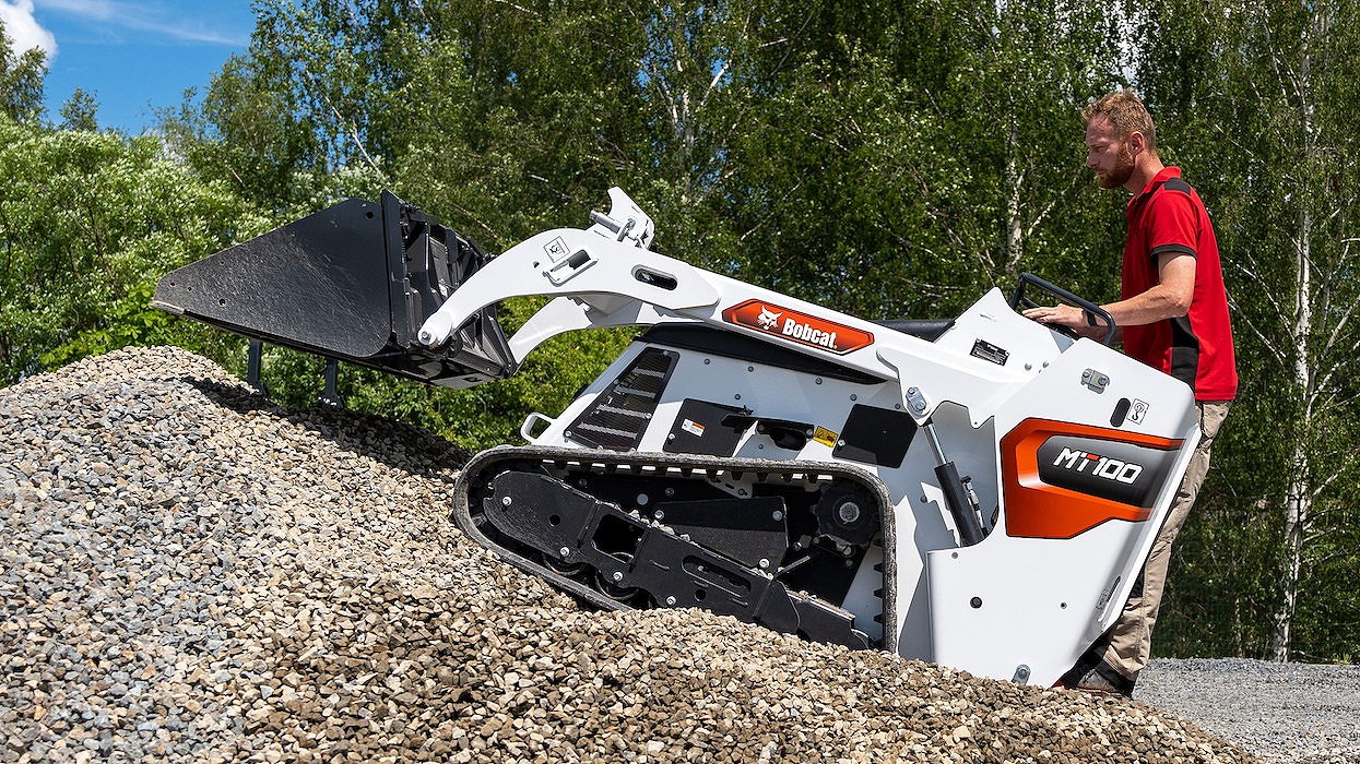 Bobcat's new MT100 mini tracked loader.