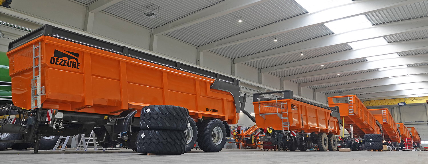 The production line inside Dezeure's new factory in Northern Belgium.