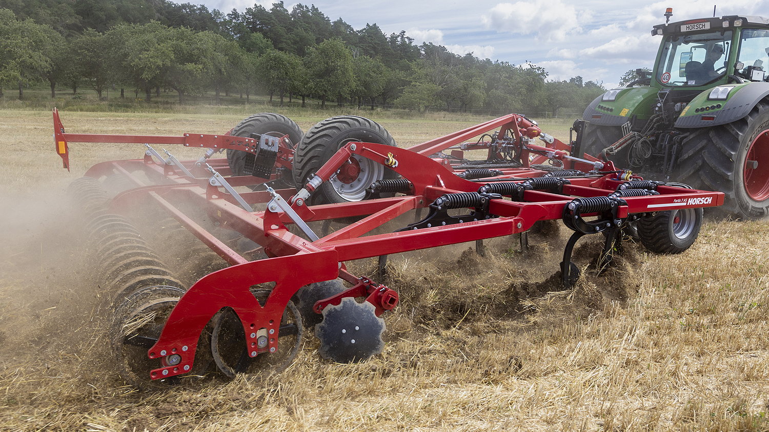 The new Fortis AS cultivator from Horsch has been designed to work with tractors of up to 600hp.