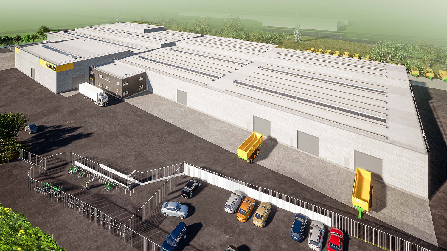 Joskin's proposed new plant will be built on the site of the former Twinerg power plant in Luxembourg.