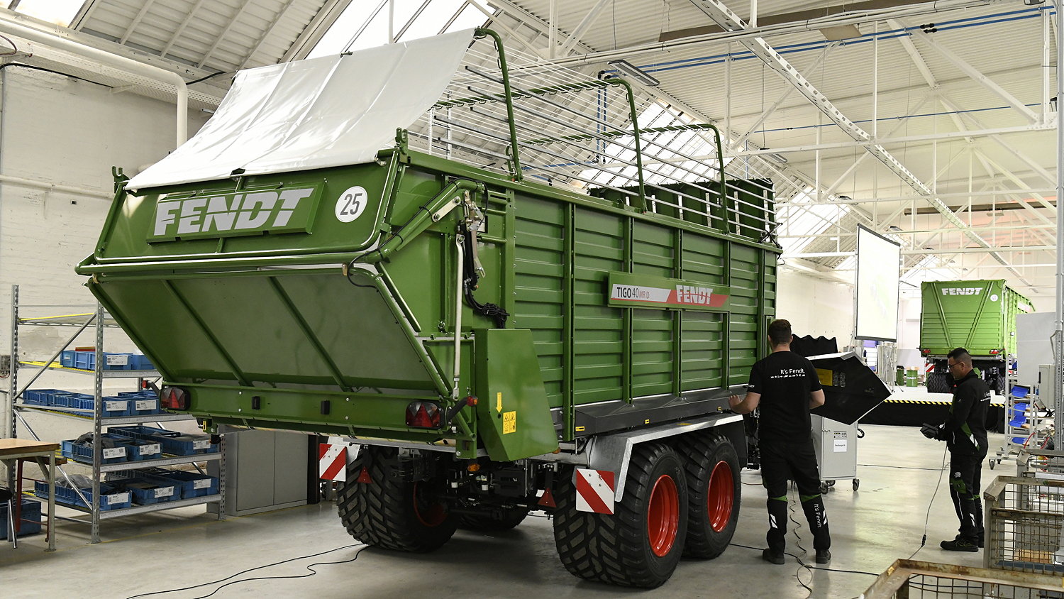 All Fendt's forage wagon models are now built on the same production line at Wolfenbüttel.