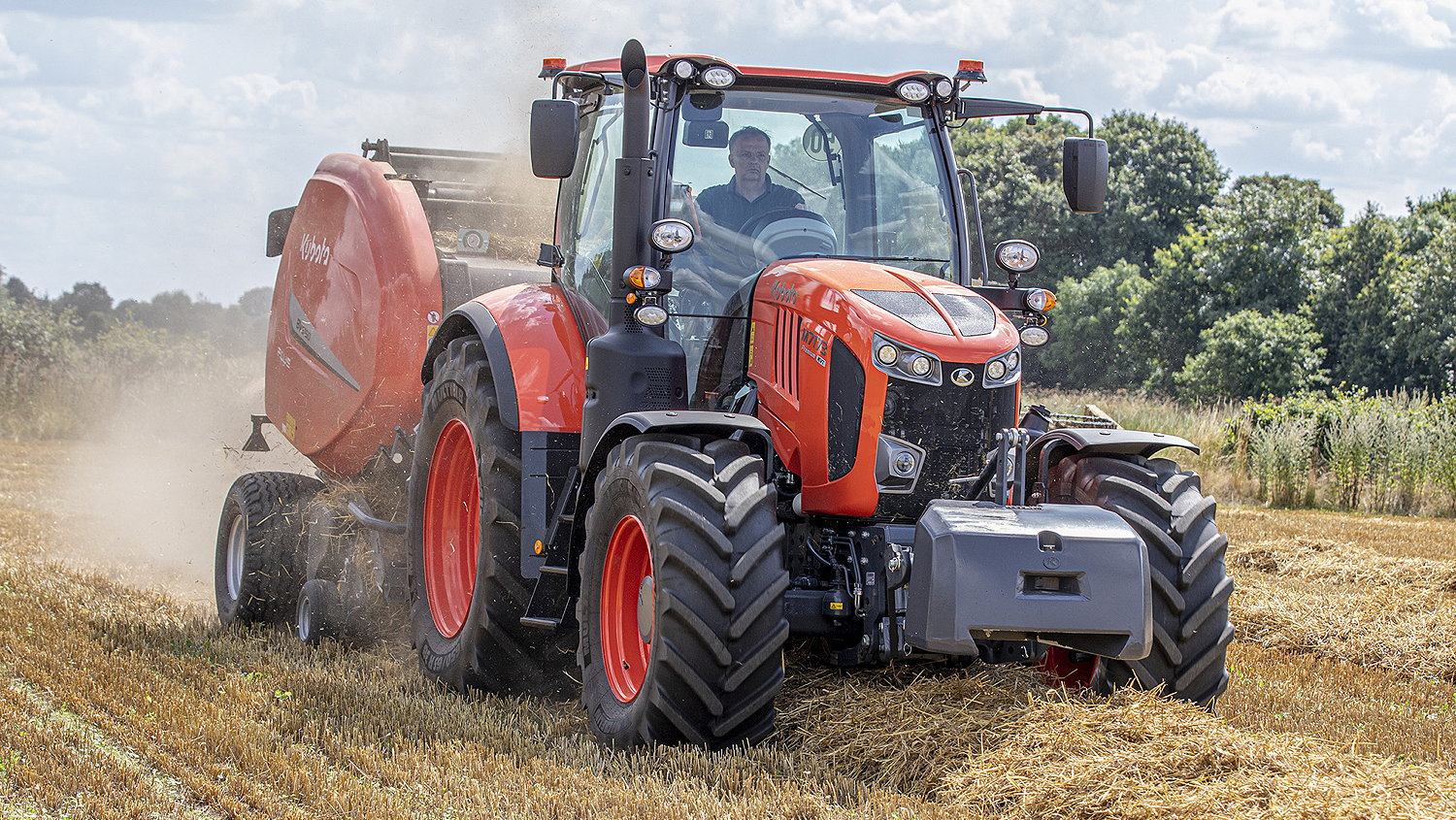 Kubota's M7173 tractor is one of the models that is now available with a five-year, 6,000-hour warranty.