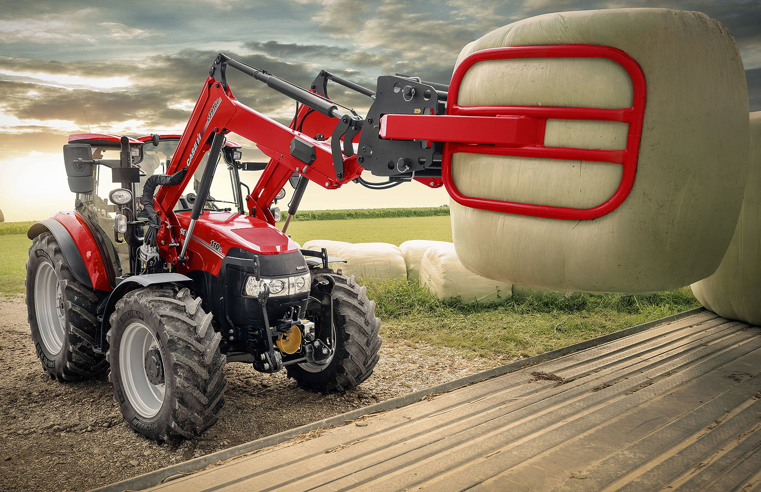 Case IH's Farmall C Selection tractors are available from the factory with loader brackets and hydraulics. 