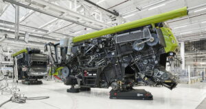 A major investment at its Harsewinkel plant means Claas can now produce both Lexion and Trion combines on the same assembly line.