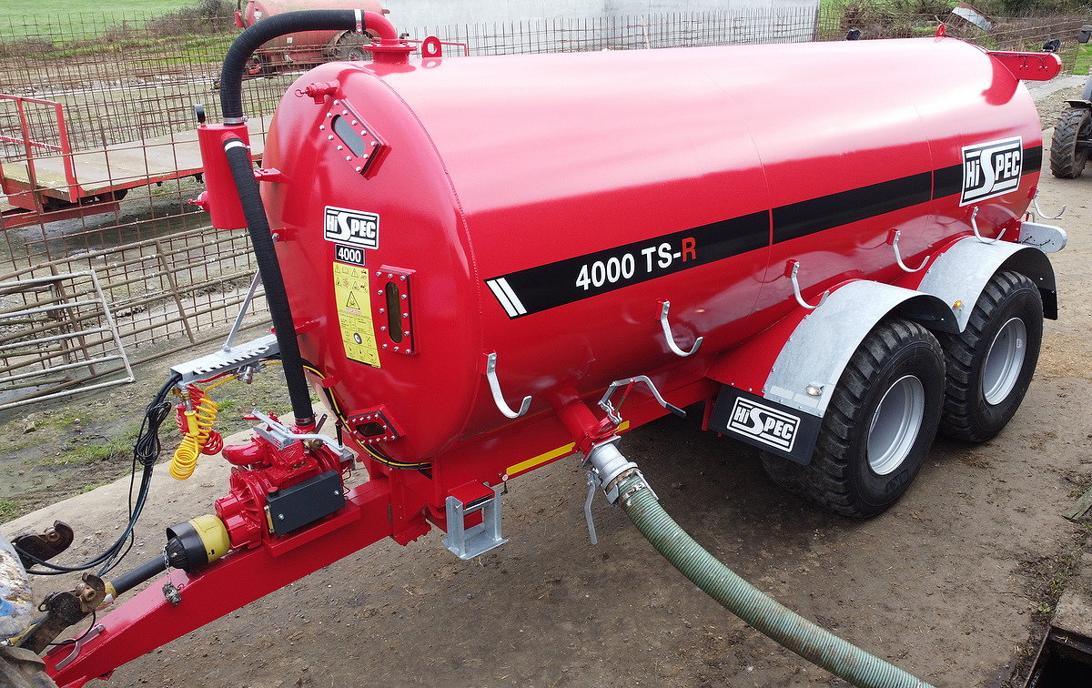 A range of filling options are available for Hi-Spec'e new TS-R vacuum tankers.