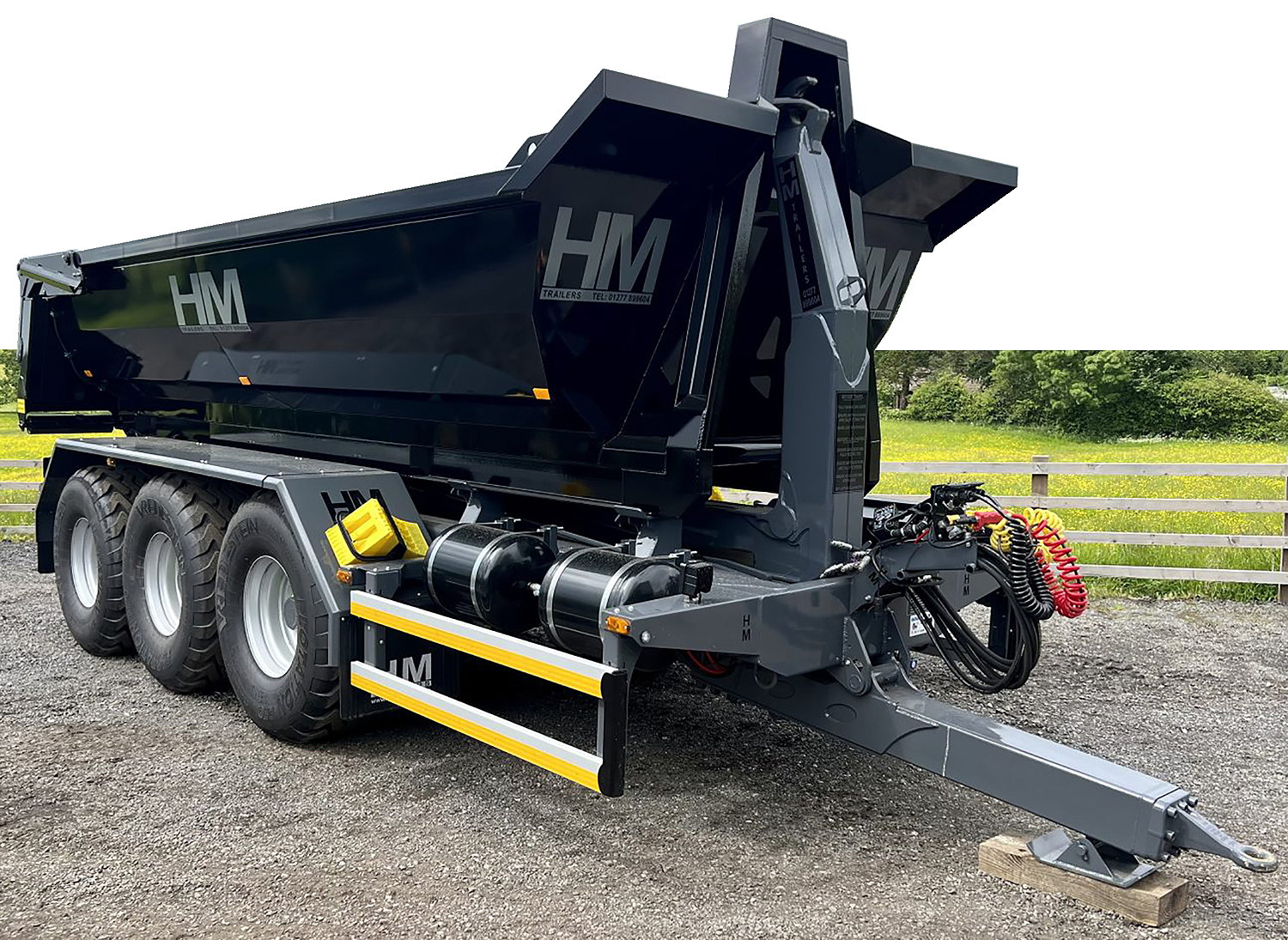 A Half-Pipe Rock Body has been added to HM Trailers’ range of hook-lift options.