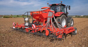 The new lightweight Kuhn Megant 602R drill can be operated by tractors with just 150hp.