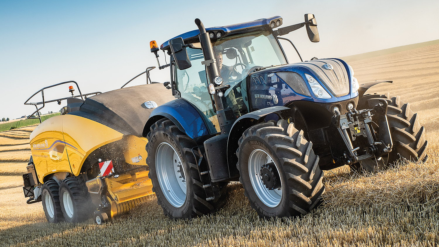 Upgrades across New Holland's Big Baler range include the brand's Natural Flow styling.