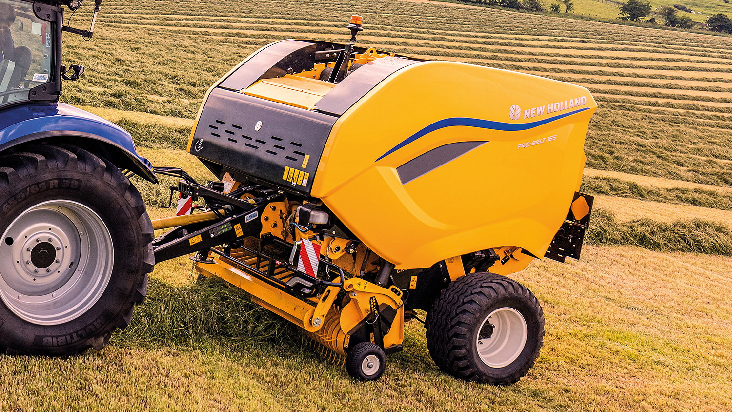 New Holland's new Pro-Belt premium variable-chamber baler is said to stand out for its versatility and productivity in all crop conditions.