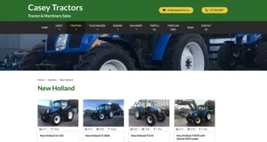 Casey Tractors is now representing New Holland in Ireland's Midlands.