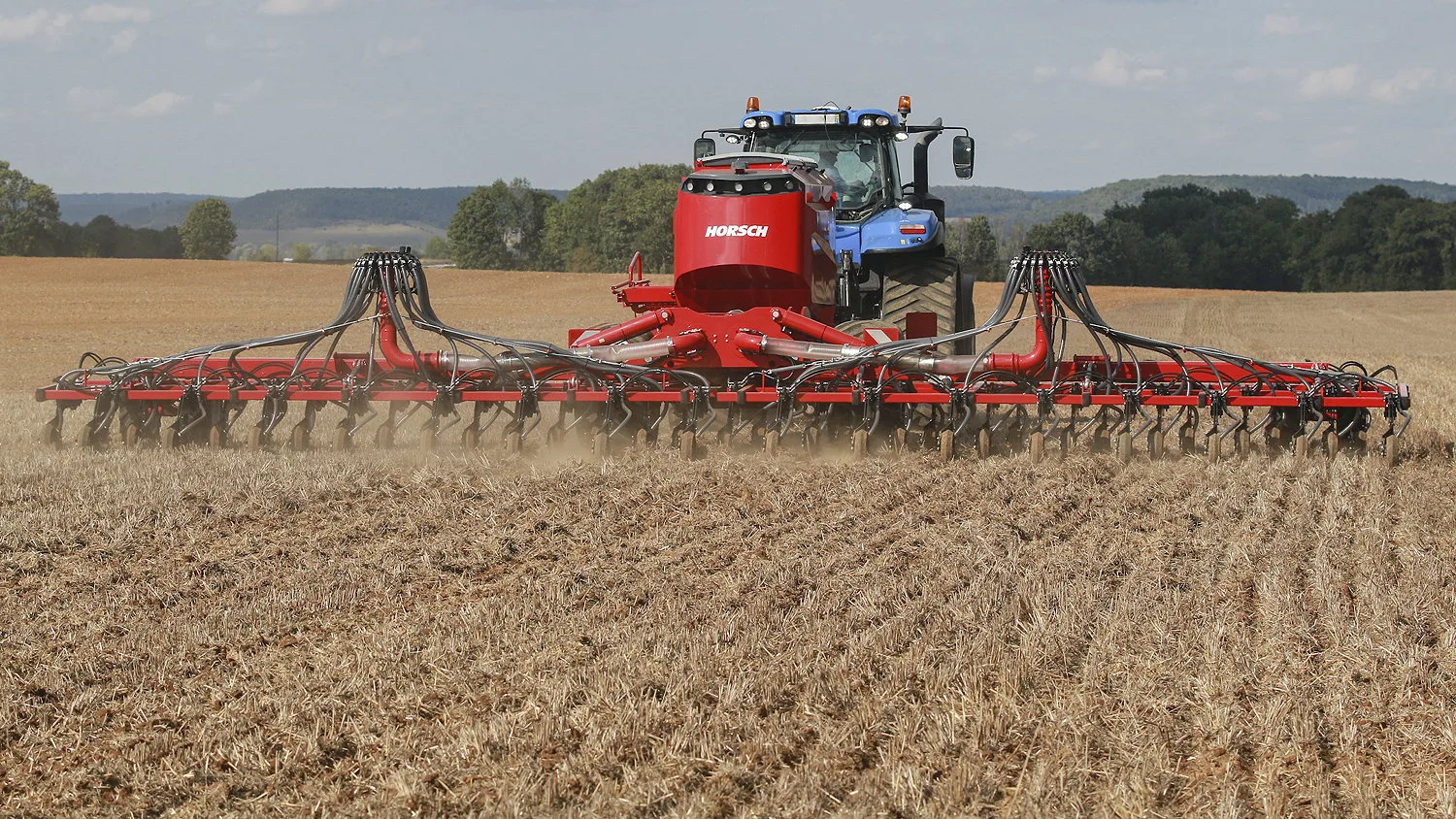 Horsch's Sprinter 2.25 SC drill has been introduced with a 6,300-litre double hopper.