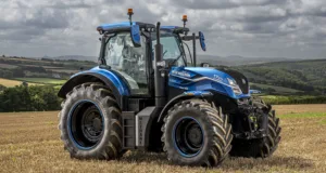 New Holland's prototype T7 LNG tractor offers 270hp.