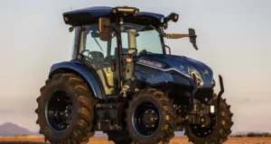 New Holland's T4 Electric Power tractor offers up to 120hp and 440Nm of torque.