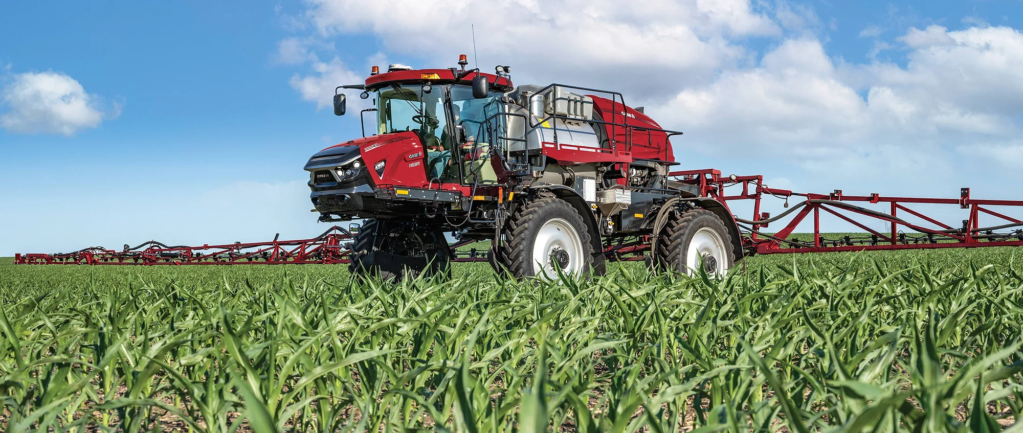 Case IH's Patriot 50 Series sprayers are available with booms as wide as 41.1m.