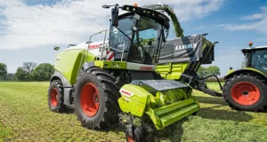 Claas' 2023 Jaguar self-propelled forage harvesters have an optimised pick-up drive for more consistent crop flow.