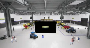 New Holland has shown an immersive showroom in the Metaverse at CES 2023 at Las Vegas.