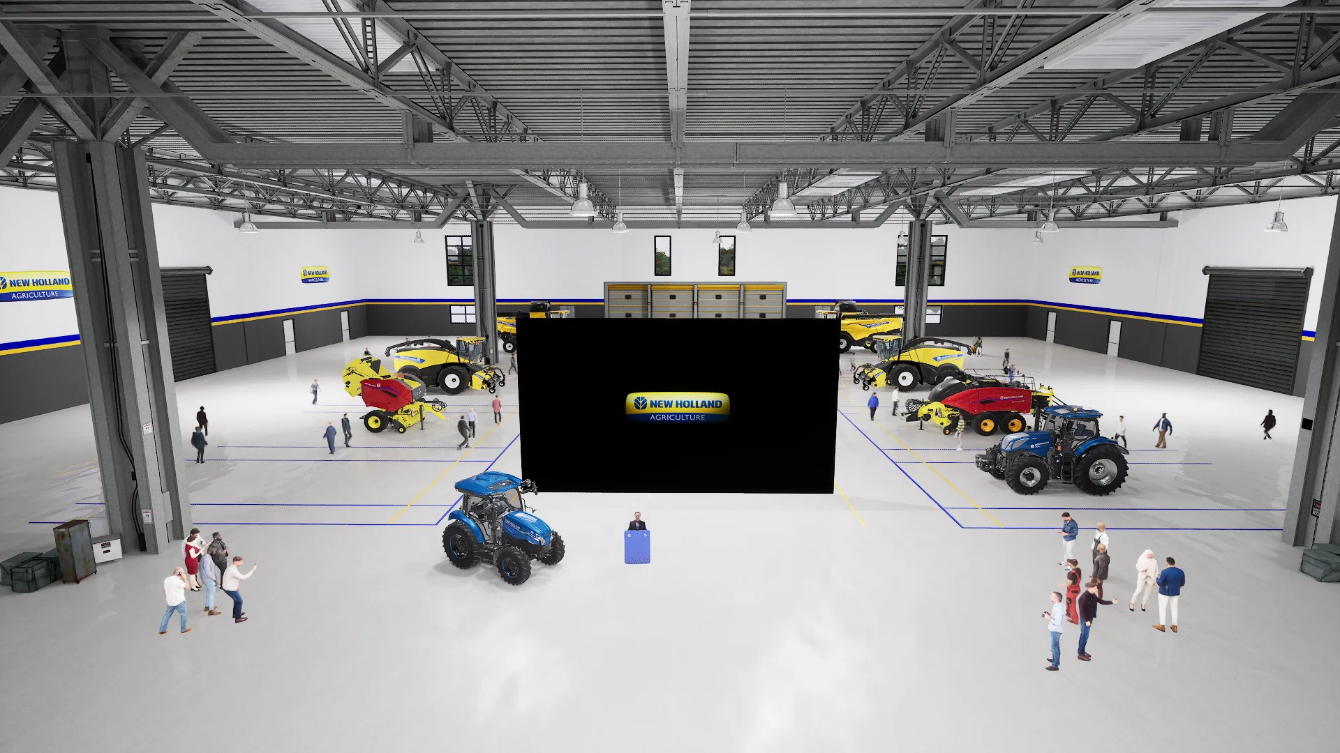 New Holland has shown an immersive showroom in the Metaverse at CES 2023 at Las Vegas.