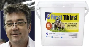 Vet Graham Shepherd has enriched his company's First Thirst Lamb Colostrum Supplement with probiotics.