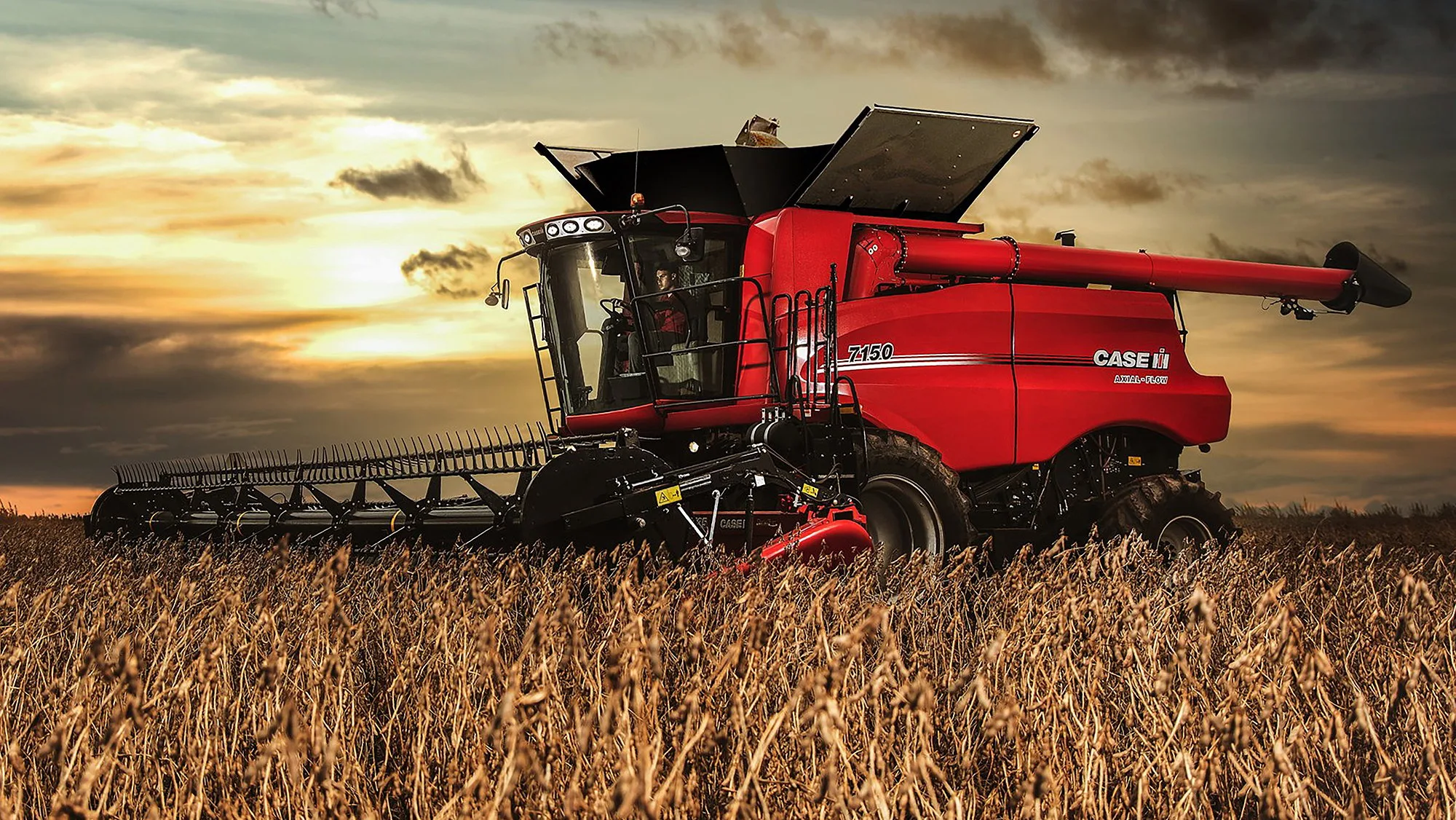 Case IH's Axial-Flow 7150 combine has seen its operator controls upgraded for 2023.