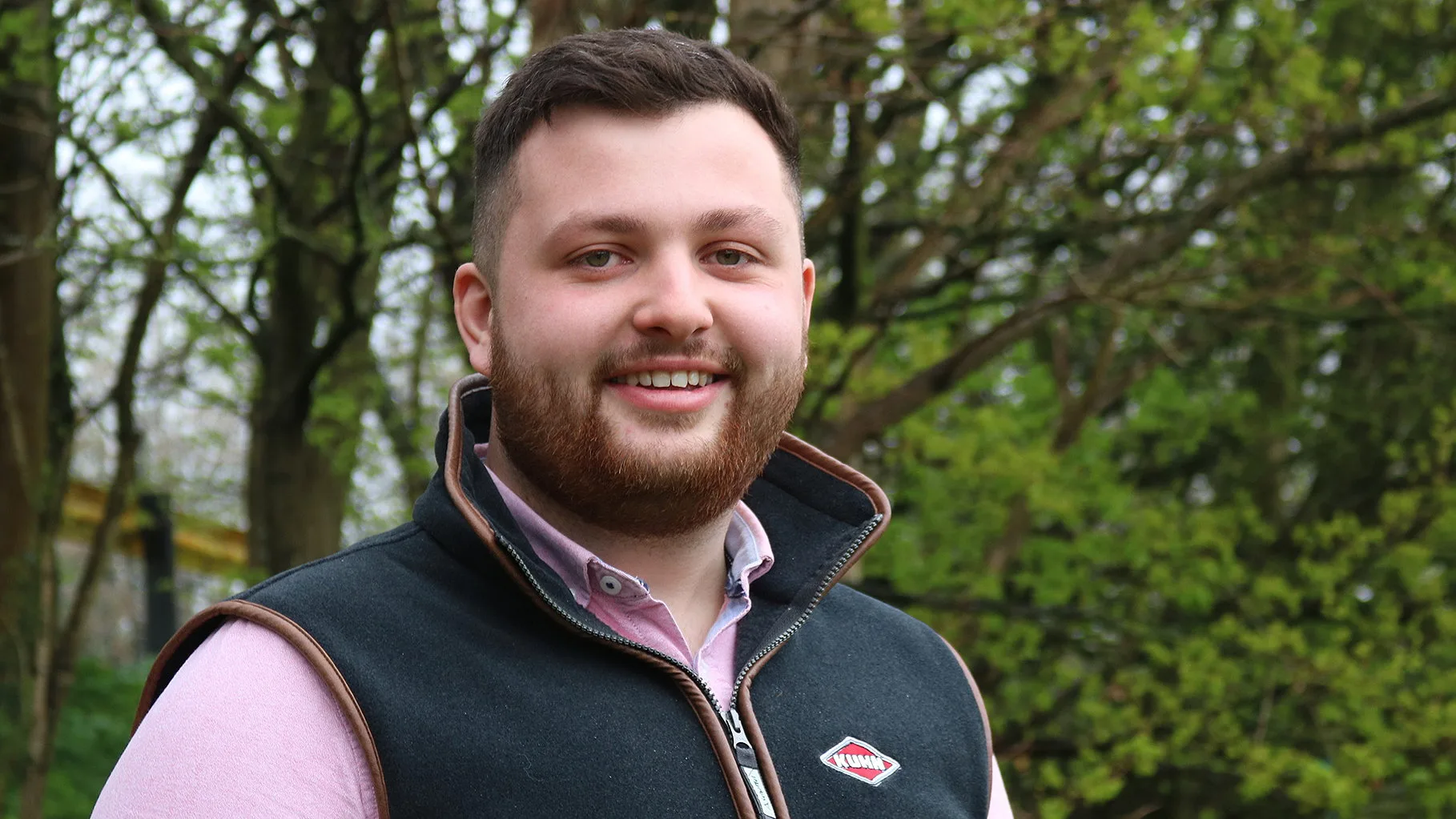 Kuhn product marketing specialist Rhodri Jenkins support's the company's grassland and livestock teams. 