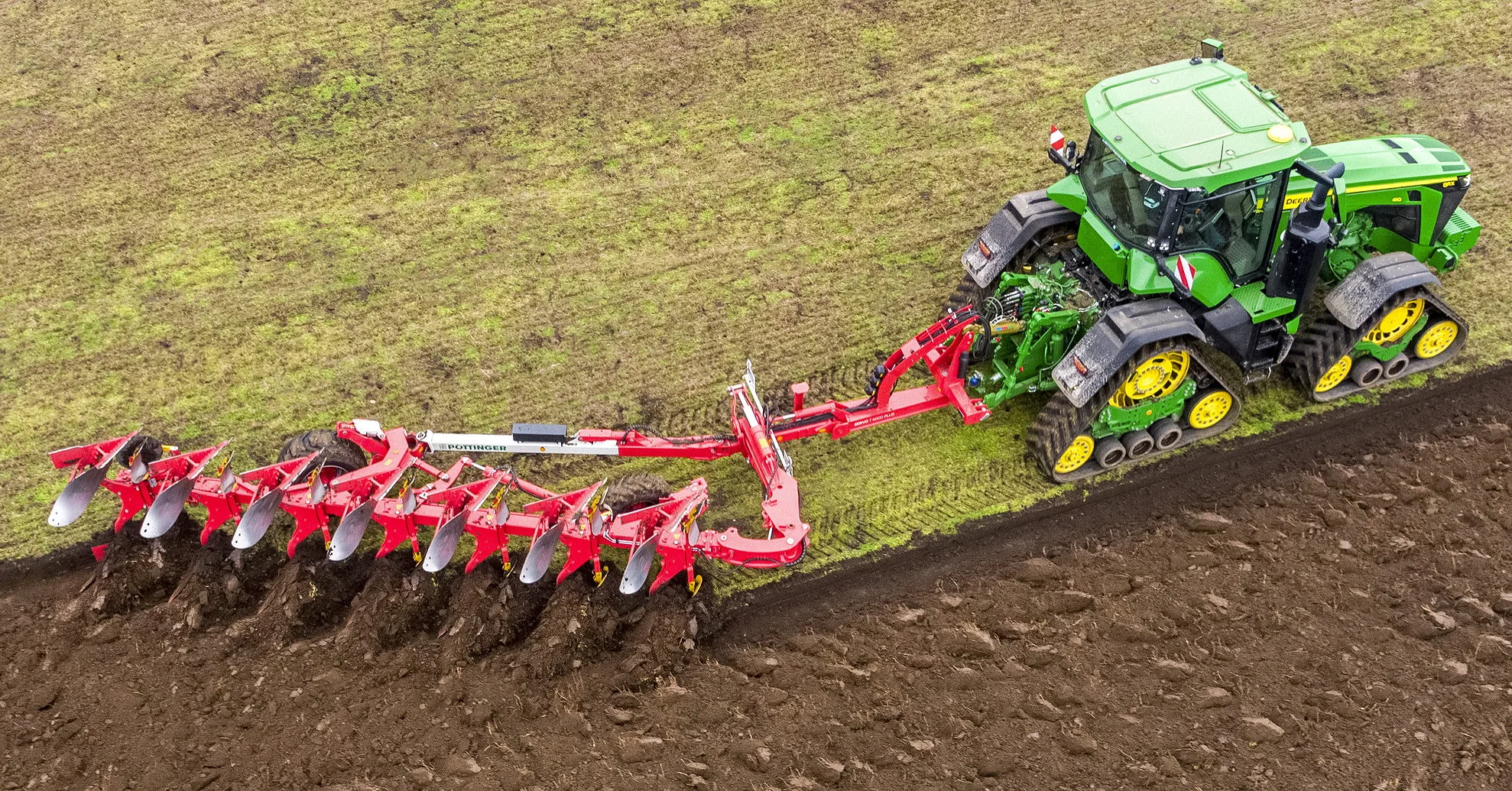 Pöttinger's Servo T 6000 plough is now available with an on-land ploughing package.