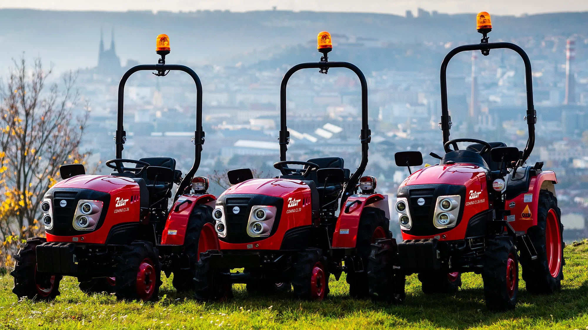 Zetor's new Compax compact tractor models are the rsult of a joint venture with India's VST Tillers Tractors.