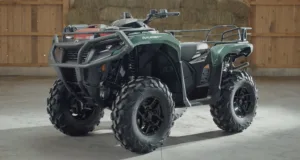 The 2023 Can-Am Outlander Pro is a heavy-duty ATV aimed at customers buying for outdoor work activities.