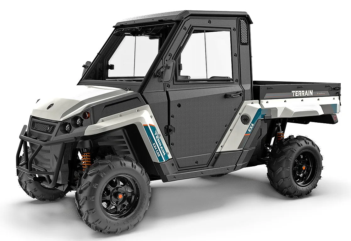 The Corvus Terrain EX4 has a total load capacity of 620kg, including 300kg in the rear cargo box.