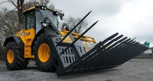 Prodig Attachments' new Taurus and Mammoth folding silage forks are available in widths from 3.6m to 5.5m.