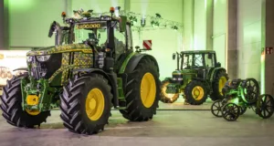 The two-millionth John Deere tractor to be built at Mannheim, a 6R250, has rolled off the production line.