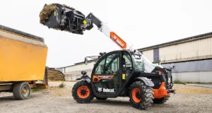 The new Bobcat TL25.60 Agri is powered by the company's 56Kw D24 Stage V diesel engine.